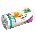 STELLA Worki na mieci Z USZAMI WYTRZYMAE, 20 L / 30 szt. Biae