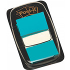 Zakadki indeksujce POST-IT® (680-23), PP, 25x43mm, 50 kart., jaskrawoniebieskie