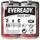 Bateria EVEREADY Heavy Duty, C, R14, 1, 5V, 2szt