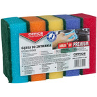 Gbka do zmywania OFFICE PRODUCTS Maxi Premium, 5szt., mix kolorów