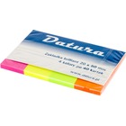 Zakadki indeksujce DATURA, 4 kolory po 40 kartek, 20x50 mm, brilliant