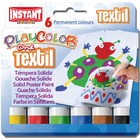 Farby w sztyfcie Playcolor Textil One, 6 kolorw