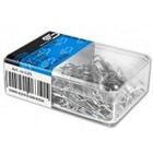 Spinacz E&D PLASTIC metalowy gadki 50mm 18szt