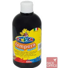 Farba TEMPERA czarna CARIOCA 500ml