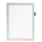 Duraframe NOTE A4 samoprzylepna ramka, DURABLE, srebrny