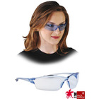 Gogle okulary ochronne MCR jasnoniebieskie klasa optyczna 1 norma EN166