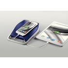 adowarka Leitz Style na 2 porty USB, niebieski