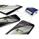 adowarka Leitz Style na 3 porty USB, niebieski