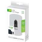 adowarka samochodowa USB, czarna, 2 x 2.4A