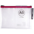 Torebka APLI Zipper Bag, A5, 235x175 mm, mix kolorów