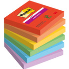 Karteczki samoprzylepne Post-it® Super Sticky, PLAYFUL, 76x76mm, 6x90 kart
