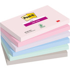 Karteczki samoprzylepne Post-it® Super Sticky, SOULFUL, 76x127mm, 6x90 kart