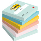 Karteczki samoprzylepne Post-it®, BEACHSIDE, 76x76mm, 6x100 kart.