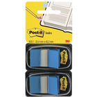 Zakadki indeksujce POST-IT® (680-B2EU), PP, 25, 4x43, 2mm, 2x50 kart., niebieskie