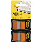 Zakadki indeksujce POST-IT® (680-O2EU), PP, 25, 4x43, 2mm, 2x50 kart., pomaraczowy