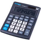 Kalkulator biurowy DONAU TECH OFFICE, 8-cyfr. wywietlacz, wym. 137x101x30mm, czarny