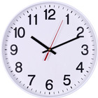 Zegar cienny DONAU, plastikowy, 30cm, biay