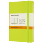 Notes MOLESKINE Classic P (9x14cm), w linie, twarda oprawa, 192 strony, lemon green