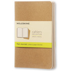 Zestaw 3 zeszytów MOLESKINE Cahier Journals P (9x14cm), gadki, 64 strony, piaskowy