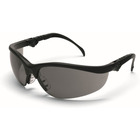Okulary ochronne MCR Klondike Plus, szare soczewki, czarne oprawki