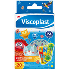 Plastry dziecięce VISCOPLAST Zwierzęta, 72x25mm, 20 szt., pudełko