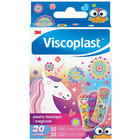 Plastry dziecięce VISCOPLAST Magiczne, 2 rozmiary, 20 szt., pudełko