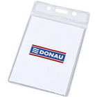Identyfikator DONAU, mikki, otwór u góry, transparentny